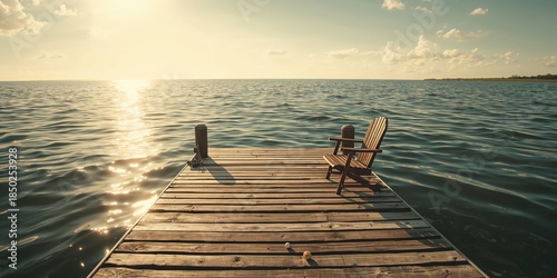 Fishing gear and a dock cha...
