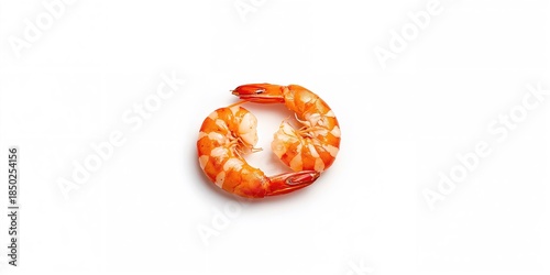Cooked tiger shrimps withou...