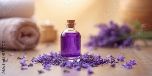 Small bottle of lavender es...