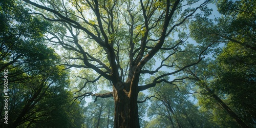 Branches extending upward i...