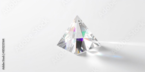 Pyramid prism object with m...
