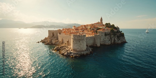 Ancient stone fortification...