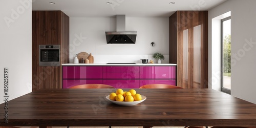 U-shaped kitchen featuring ...