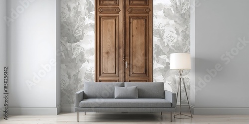 Wall decoration featuring i...