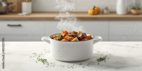 Vegetable and meat stew, hi...
