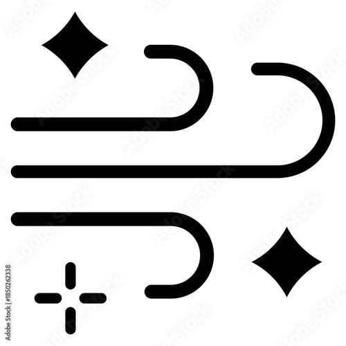 Clean Air  Icon Element For Design