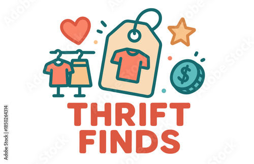 Thrift finds: vintage clothing, affordable fashion, sustainable shopping, unique styles