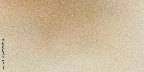 Amazing brown beige grainy gradient background banner backdrop noise texture, copy space