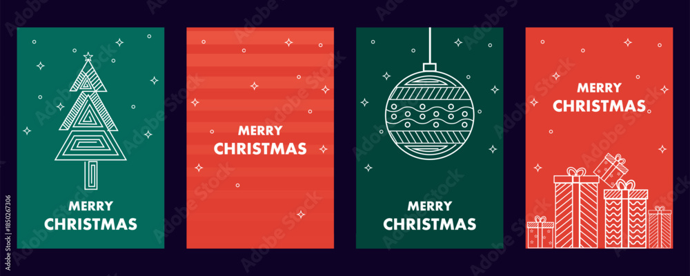 Naklejka premium wintertime for Merry Christmas and Happy New Year seasonal greetings holiday background