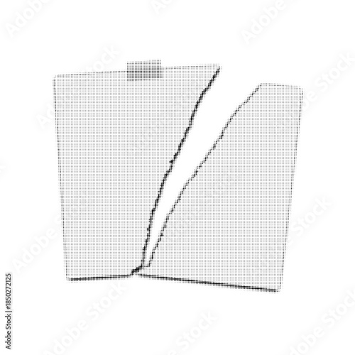 Minimal halftone illustration of an open book with curved pages in black and white. Abstract dotted texture, modern editorial style, suitable for education, publishing, knowledge and reading concepts.