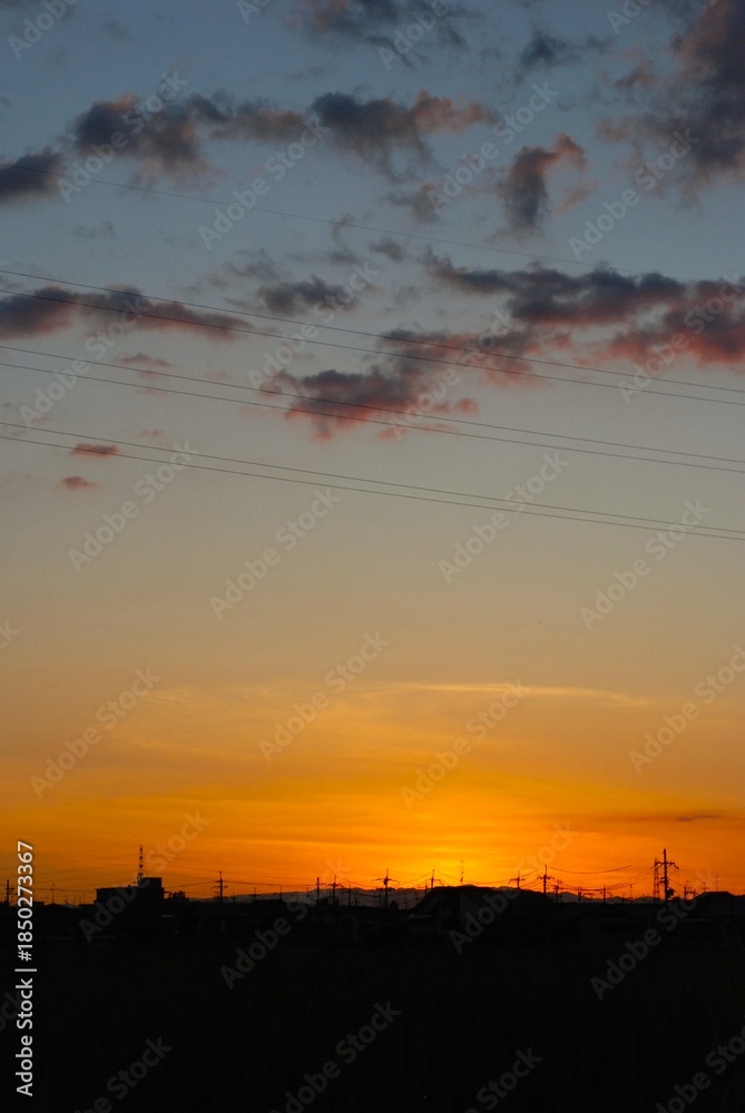 Obraz premium 夕焼け空