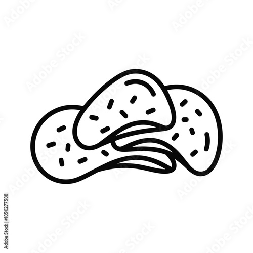 Freshly baked bread loaves