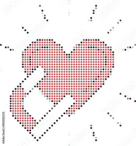 Heart Health Medicine Pharmaceutical Treatment Concept Vector Illustration Design