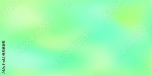 A soft colorful blue and green gradient sky blur effect provides a peaceful artistic backdrop texture and bright space for design