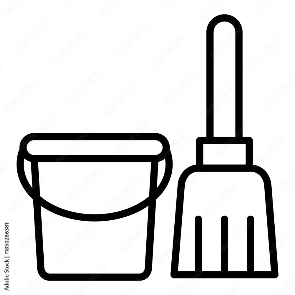 Obraz premium Cleaning Icon