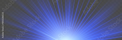 Blue Light Rays,
Abstract Blue Glow