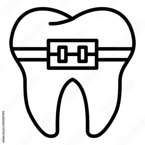 Tooth Braces Icon
