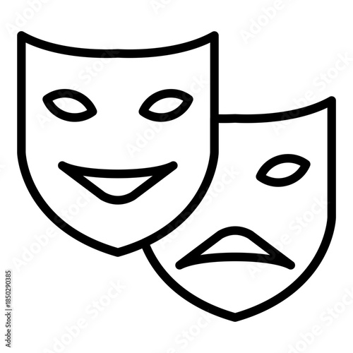 Theatre Mask Icon