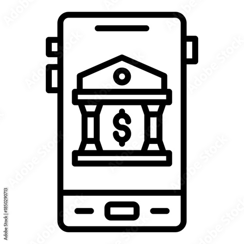Mobile Banking Icon
