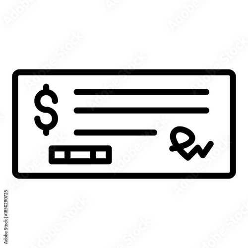 Cheque Icon