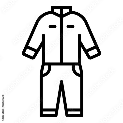 Coverall Clothes Icon