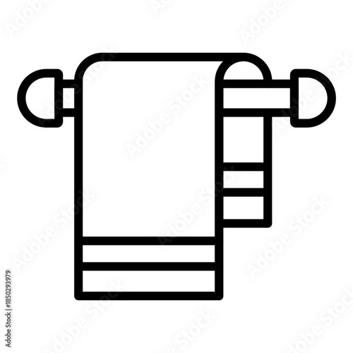 Bath Towel Icon