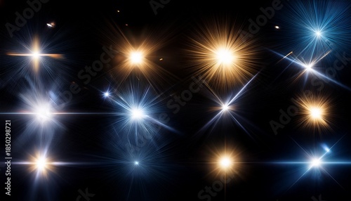 Shining Star Light Rays Pack N Glow And Sparkle Effects