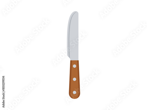 Kitchen Knife with Wooden Handle