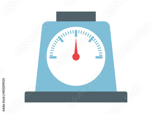 Kitchen scale with red needle