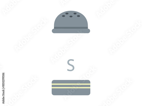 Cloche and Sandwich Illustration