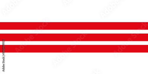 Vertical red and white stripes background. Seamless and repeating pattern. Christmas holiday Vector Pattern.