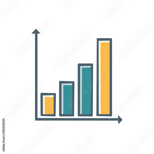 Doodle style bar chart showing growth in financial data or business statistics Free Download Doodle style bar chart showing growth in financial data or business statistics - GFXLoad