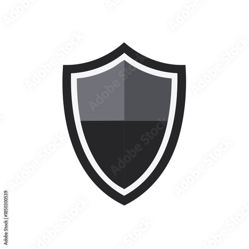 Isolated shield icon featuring a dark geometric design, offering a sense of security and protection, vector illustration Free Download Isolated shield icon featuring a dark geometric design, offering a sense of security and protection, vector illustration - GFXLoad