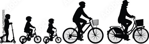 Silhouette set of beautiful young woman in various fashion poses, collection of lady sitting, standing, and lying down, lifestyle icons.