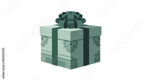 A beautifully decorated gift box with a ribbon, perfect for any occasion