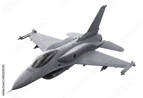 Versatile lightweight fighter featuring top air intake and missile rails on wingtips.