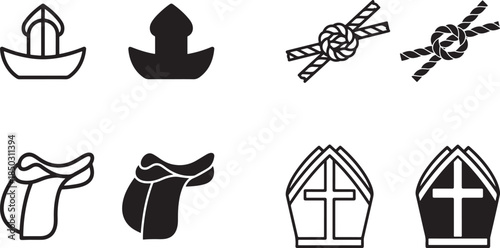 Monastery and sailing graphic resources
