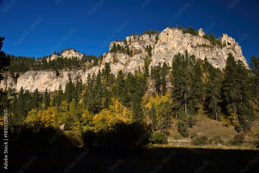 Obraz premium Spearfish Canyon in autumn