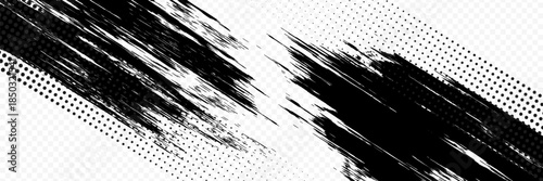 Vector striped pattern  grunge stripe seamless background  black and white brush strokes. grungy stripes. Grunge sport