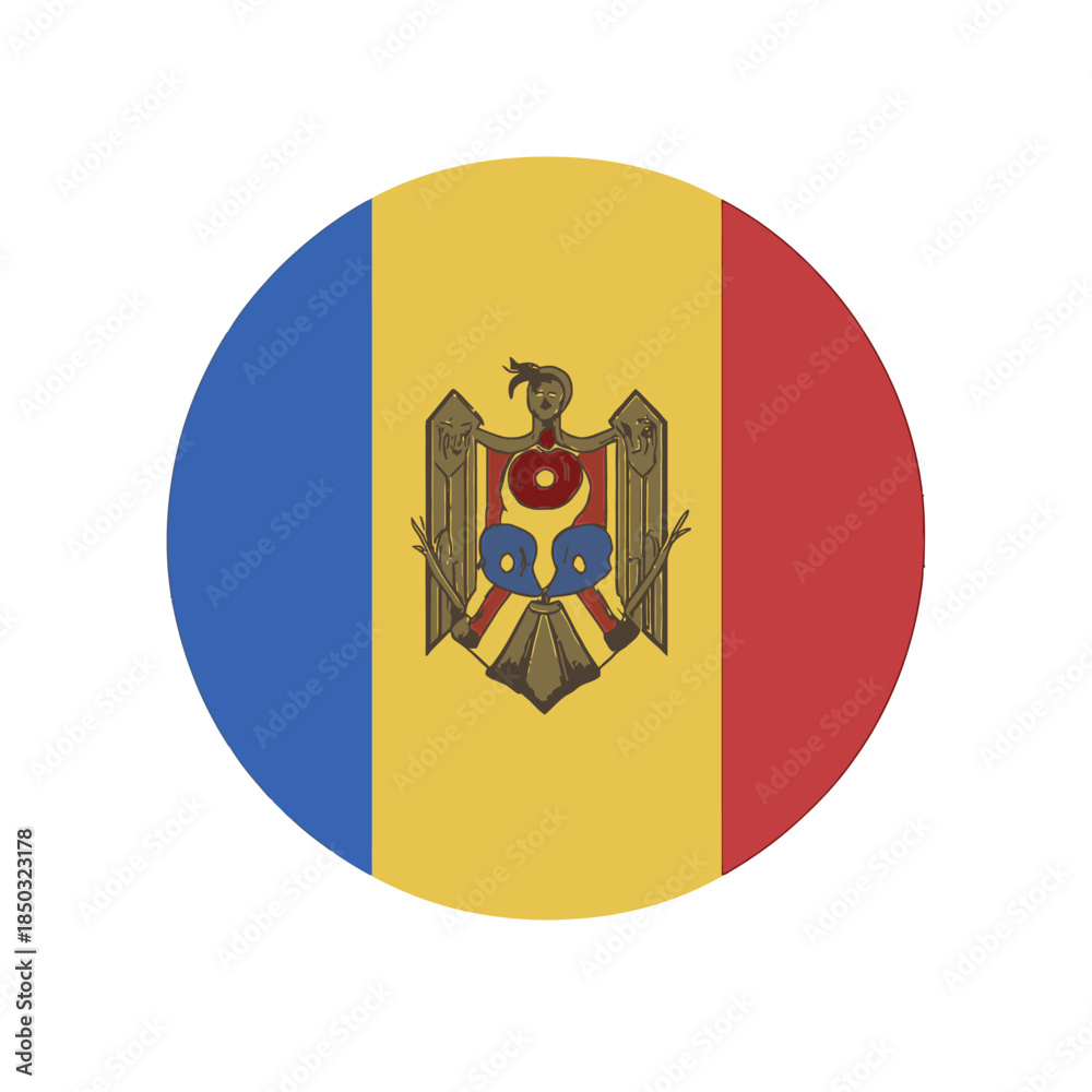 Fototapeta premium Moldavia flag