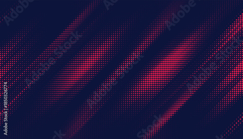 Color dotted diagonal liner effect background. Vector illustration.