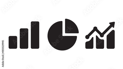 Business Growth Chart with natural lighting and detailed texture for commercial background