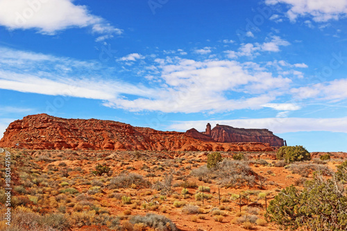 Rock formations in Monument Valley, Utah	