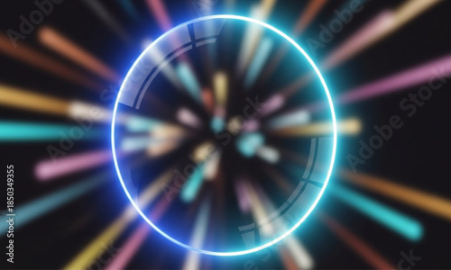 abstract background with colorful lights