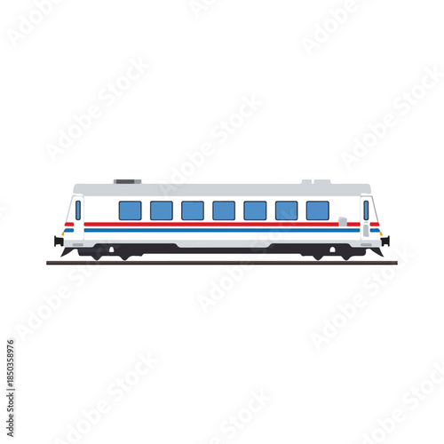 Modern Train Car Illustration Travel, Transportation, Journey