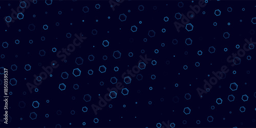 Printdigital glowing blue hexagons for technology or science background. hi tech cyber backdrop for fintech concept, medical research presentation or website cover. vector illustration.eps.10.