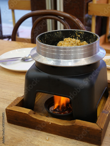 Crab Curry over Flame