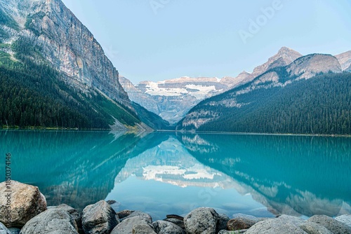 Fotografie lake louise banff national park canada