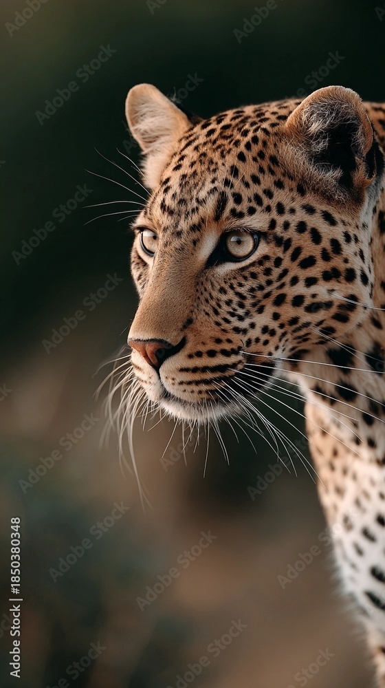 Obraz premium A leopard is staring