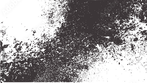 Abstract black and white contrast speckled texture